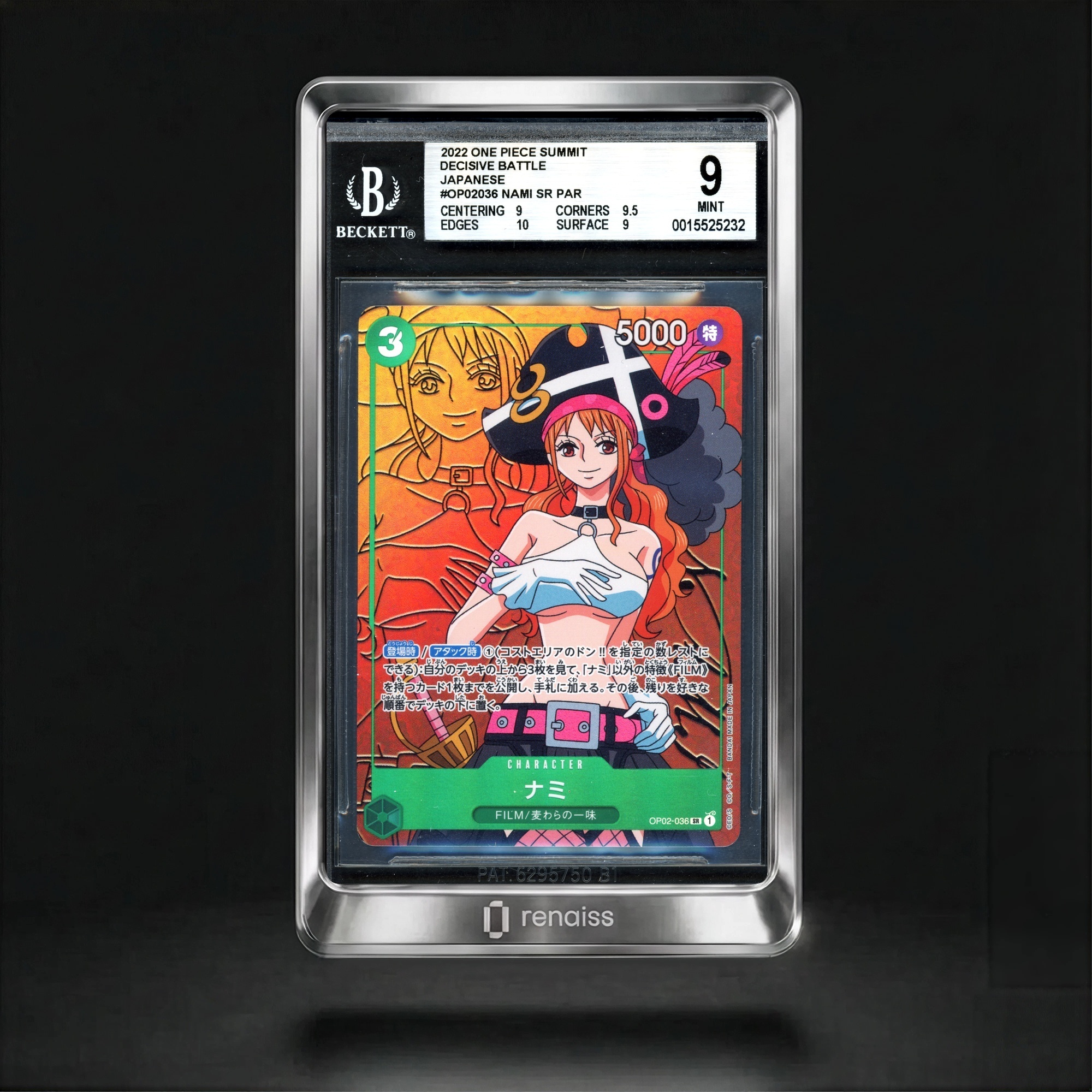 Graded slab: Alternate Art #036 Nami