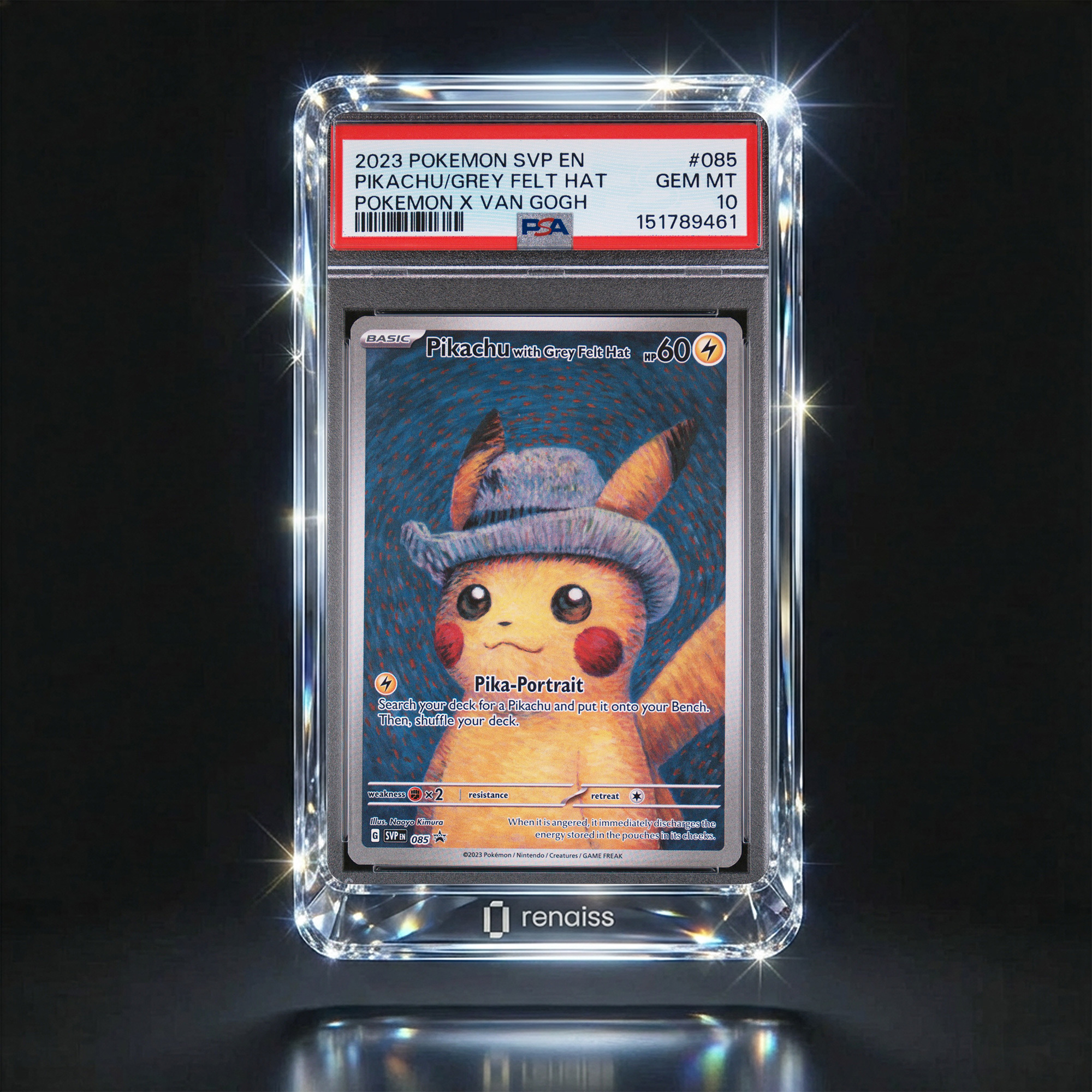 PSA 10 Gem Mint 2023 Pokemon SVP Black Star Promos 085 Pikachu