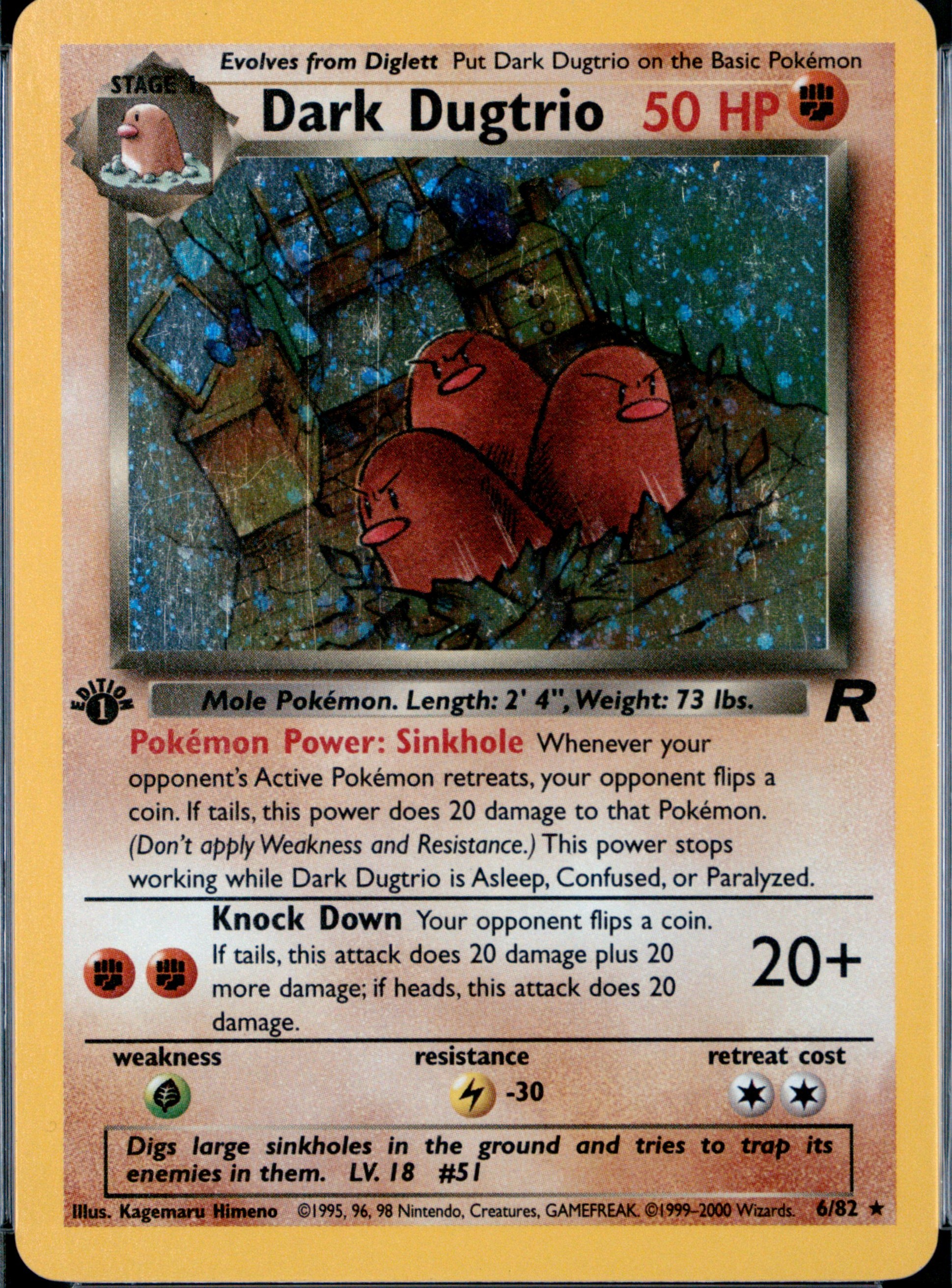 Dark Dugtrio-Holo